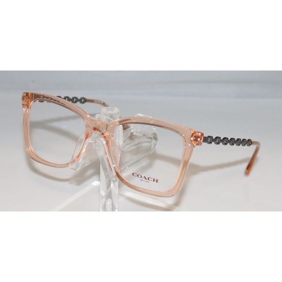 Coach Accessories - New Coach Transparent Peach Eyeglasses